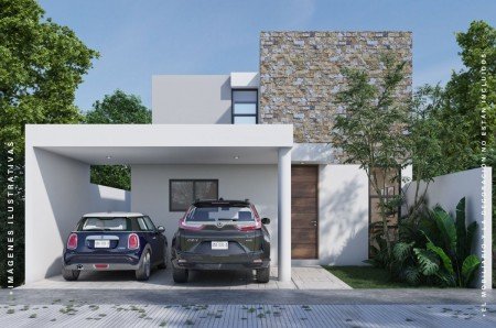 Casas en venta en privada en Conkal Merida dos plantas con alberca